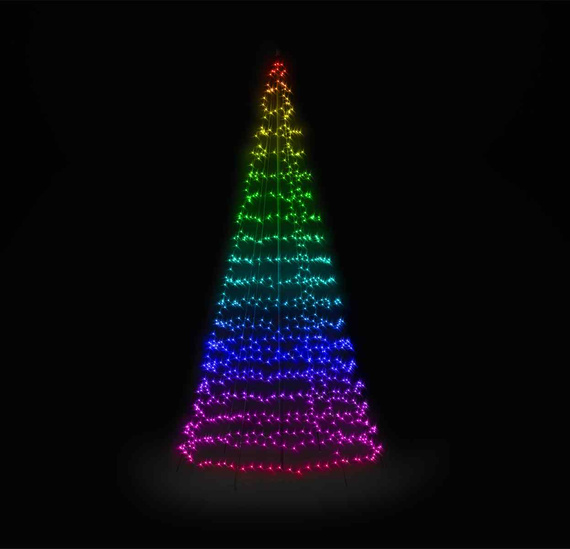 Choinka iluminacja RGB+W Twinkly 300 LED 2 M