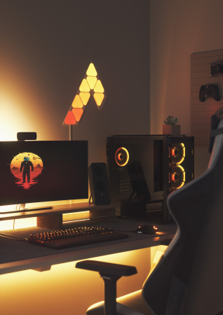 Nanoleaf Shapes Mini Triangles Starter Kit (9 sztuk + kontroler)