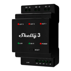 3-kanałowy przekaźnik DIN Shelly Pro 3 WIFI