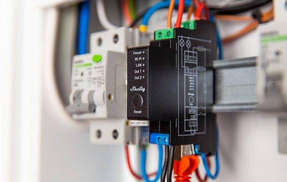 2-kanałowy przekaźnik DIN Shelly Pro 2PM