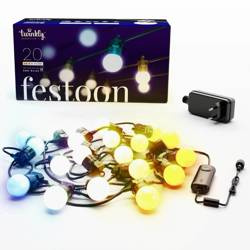 Lampki ogrodowe Twinkly Festoon 20 LED AWW