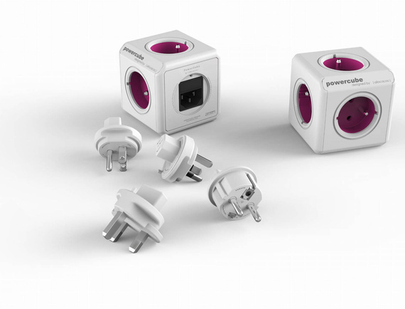PowerCube ReWirable + wtyczki (fioletowa)