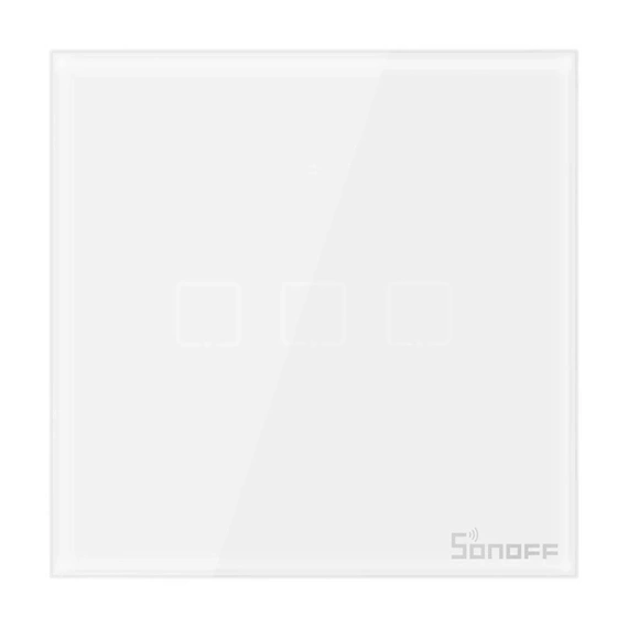 Dotykowy włącznik światła WiFi Sonoff T0 EU TX (3-kanałowy)