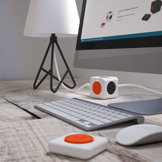 PowerCube Extended Remote 1,5 m (biały)