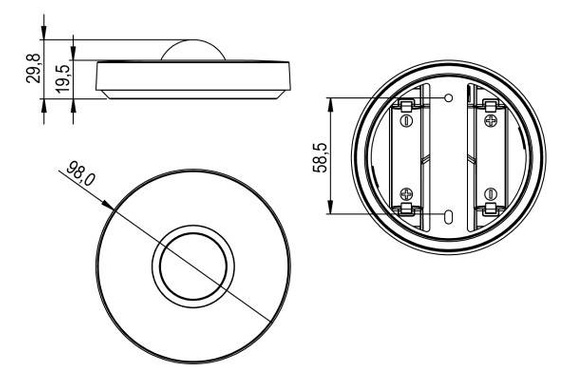 Loxone czujnik obecności Air (antracytowy)