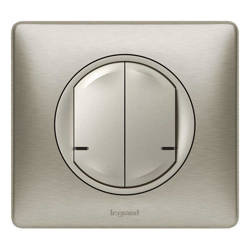 Legrand łącznik bezprzewodowy oświetlenia i gniazd (tytanowy)