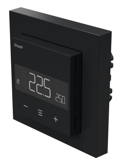Heatit Z-TRM6 termostat 16A (czarny) Z-wave