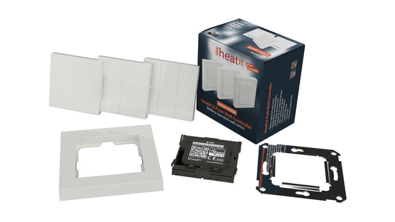 Heatit Z-Push Wall Controller biały połysk Z-wave
