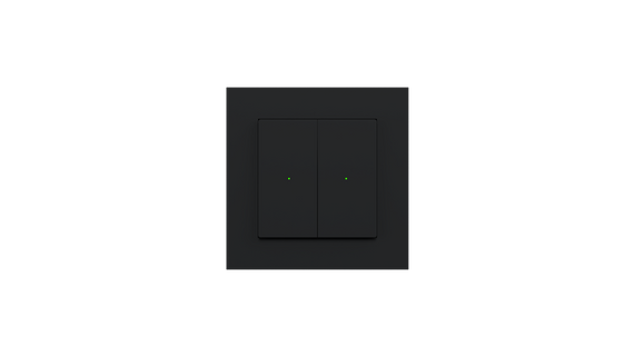 Heatit Z-Push Wall Controller czarny Z-wave