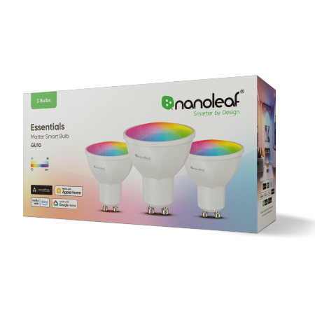 Nanoleaf Essentials Smart GU10 (Matter) 3 szt.