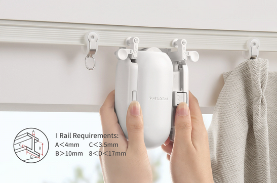 SwitchBot Curtain (I Rail) biały (szyna I)