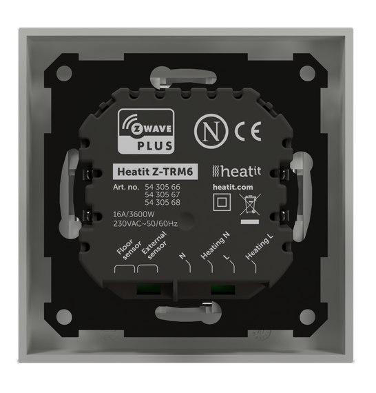 Heatit Z-TRM6 termostat 16A (biały) Z-wave