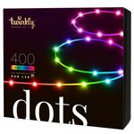 Taśma Twinkly DOTS 20 m 400 LED RGB przezroczysta