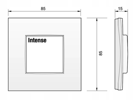 NIKO przycisk Hue HomeKit, Intense biały