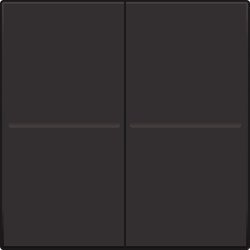 NIKO klawisze przycisku Hue, ciemnobrązowe