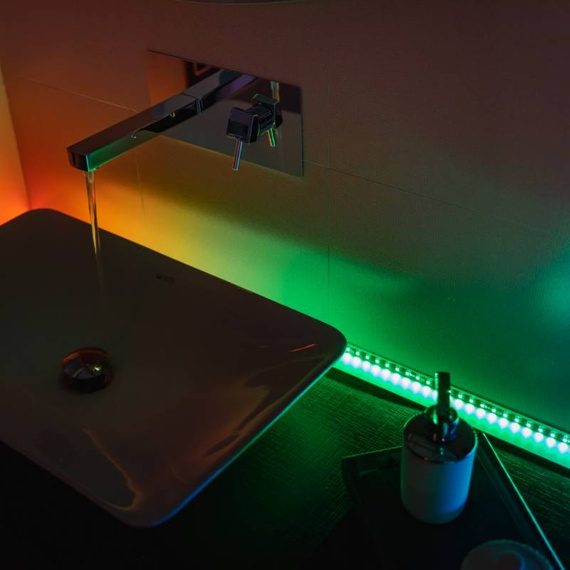 Taśma LED Twinkly Line czarna RGB 1,5 M — przedłużenie