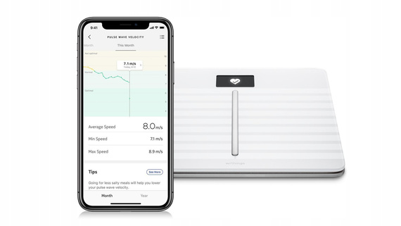 Withings Body Cardio - waga, ciało, tętno (biała)