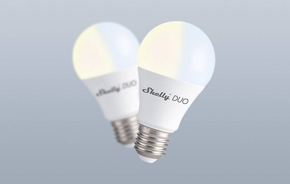 Shelly Duo żarówka E27 (WW/CW)