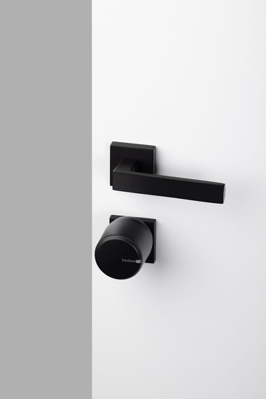 Zamek tedee GO (grafitowo-czarny) + wkładka Gerda typ D