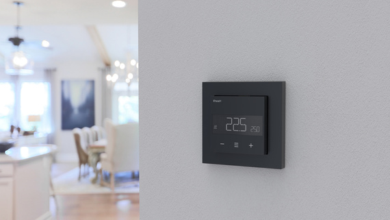 Heatit Z-TRM6 termostat 16A (czarny) Z-wave