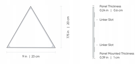 Nanoleaf Shapes Triangles - zestaw 4 paneli