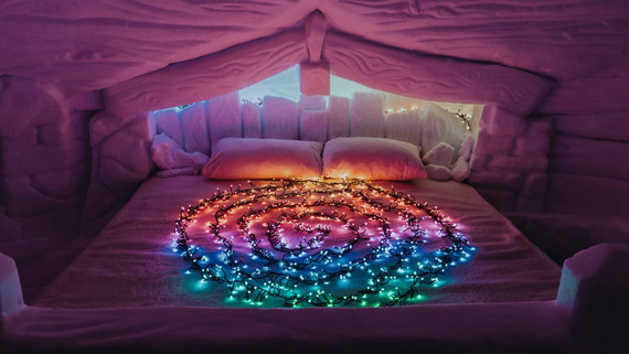 Gęsty łańcuch Twinkly Cluster 400 LED RGB