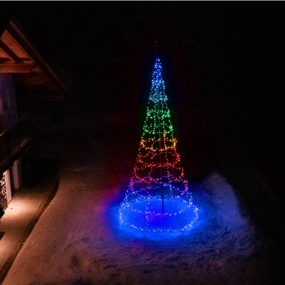 Choinka iluminacja RGB+W Twinkly 750 LED 4 M