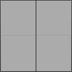 NIKO klawisze przycisku Hue, srebrne