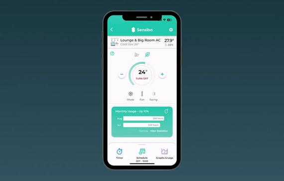 Sensibo Sky - sterownik klimatyzacji (szary)