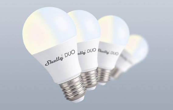 Shelly Duo żarówka E27 (WW/CW)