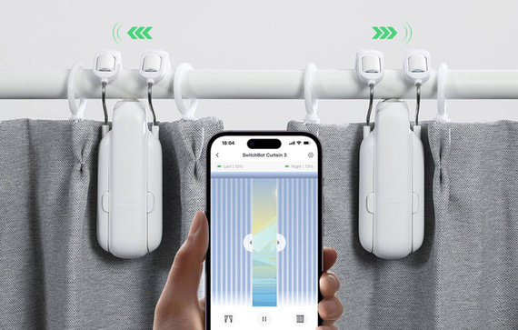 SwitchBot Curtain Rod 3 - karnisz (biały)