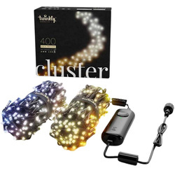 Gęsty łańcuch Twinkly Cluster 400 LED GOLD AWW