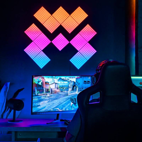 Panele LED Twinkly Squares 16x16 cm zestaw 5+1