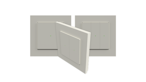 Heatit Z-Push Wall Controller kremowy Z-wave