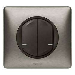 Legrand łącznik bezprzewodowy oświetlenia i gniazd (grafitowy)