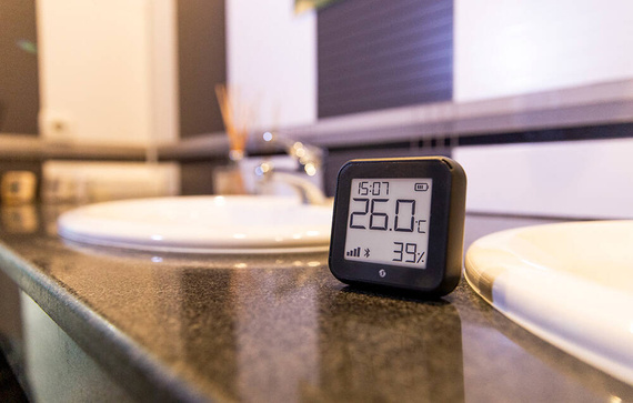 Czujnik temp. i wilgotności Shelly H&T (czarny)