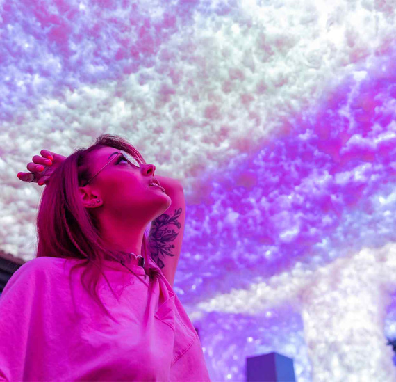 Gęsty łańcuch Twinkly Cluster 400 LED RGB