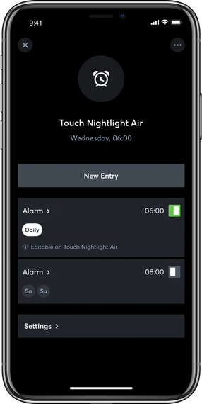 Loxone Touch Nightlight Air