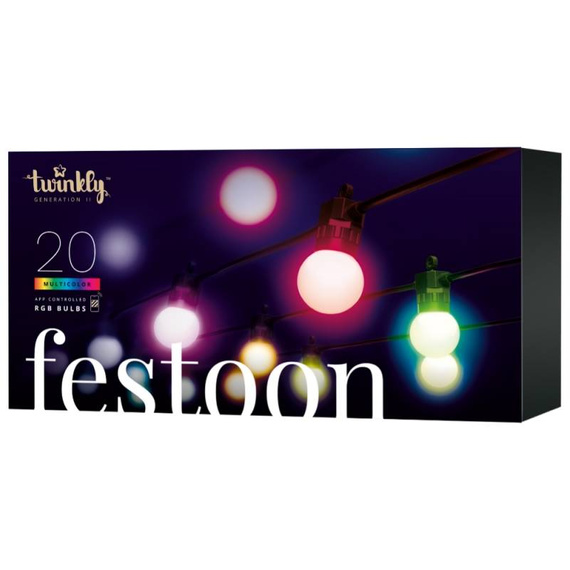 Lampki ogrodowe Twinkly Festoon 20 LED RGB