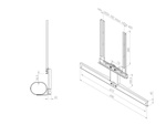 Cavus TV Wall Mount Arc (czarny)