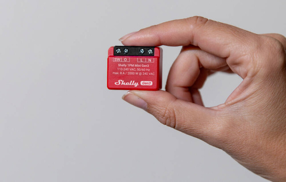 Sterownik Shelly 1PM Mini Gen3