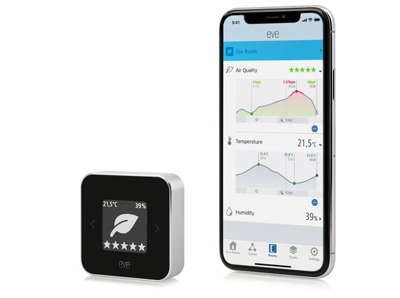 Elgato Eve Room czujnik powietrza HomeKit (Thread)