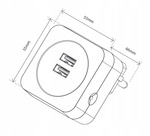Heatit Z-Repeater extender z baterią i USB Z-wave