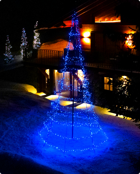 Choinka iluminacja RGB+W Twinkly 300 LED 2 M