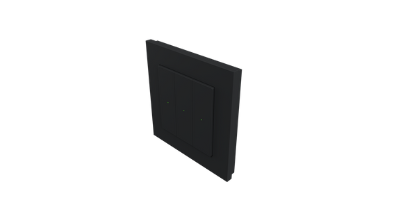 Heatit Z-Push Wall Controller czarny Z-wave