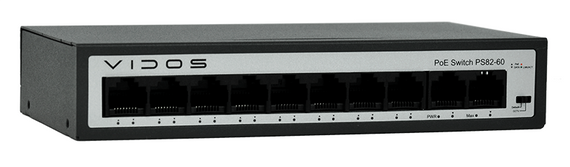 Switch PoE 48V DC (8 portowy)