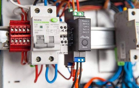 2-kanałowy przekaźnik DIN Shelly Pro 2PM