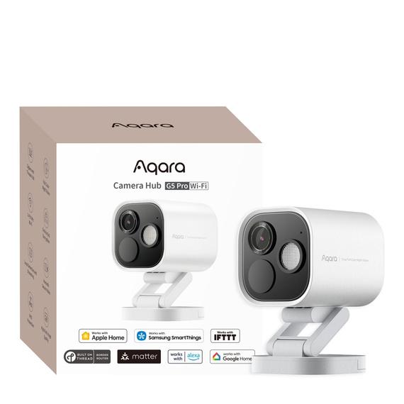 Aqara Camera Hub G5 Pro Wi-Fi Biała Kamera IP 1520p Zigbee
