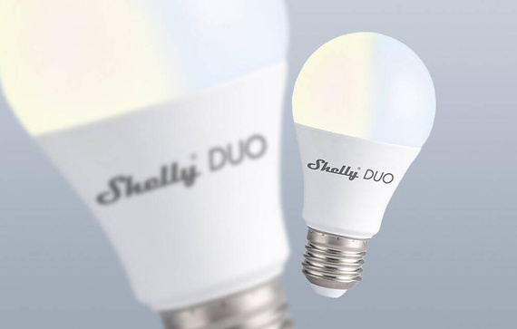 Shelly Duo żarówka E27 (WW/CW)