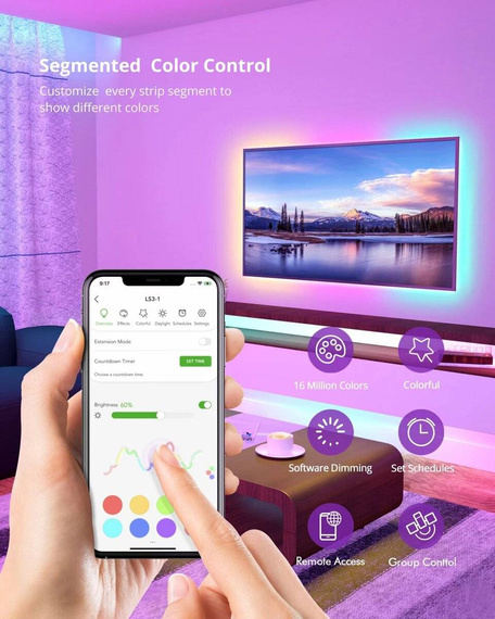 VOCOlinc - SmartGlow taśma LED LS3 ColorFlux